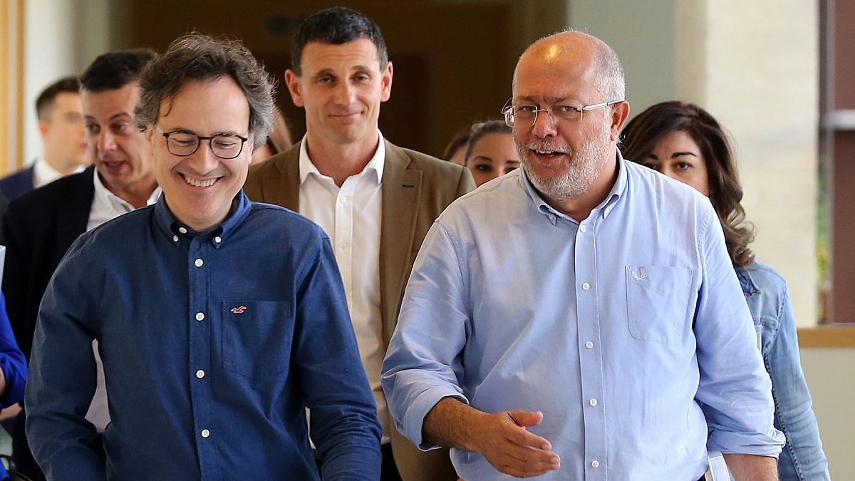 Miguel Ángel González y Francisco Igea, en una imagen de archivo.- ICAL