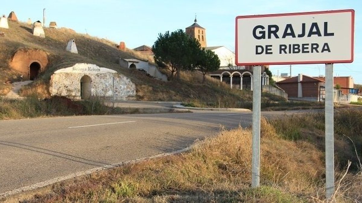 La localidad leonesa de Grajal de la Ribera. -WEB LS.