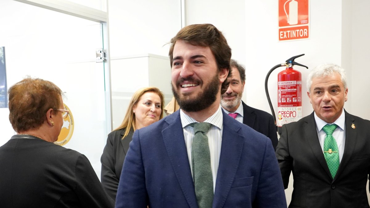 Juan García-Gallardo, en un acto esta mañana.-ICAL
