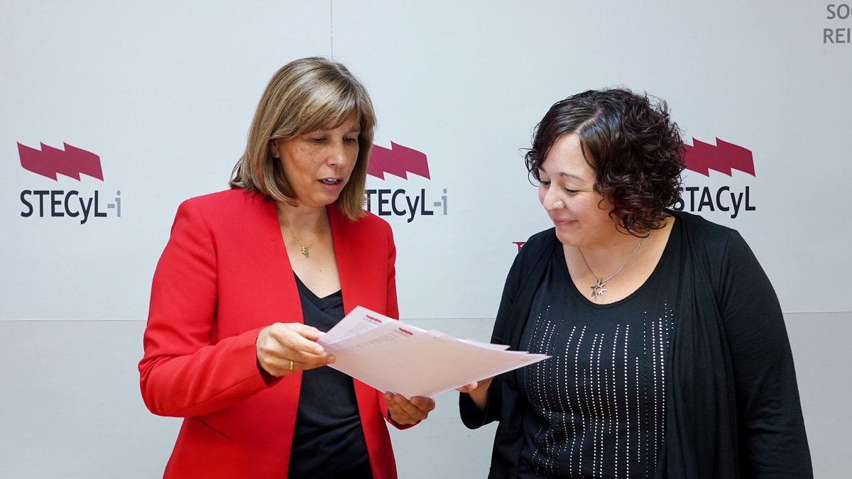 La Federación STECyL-i convoca una rueda de prensa para realizar una valoración y análisis del inicio de curso. -ICAL