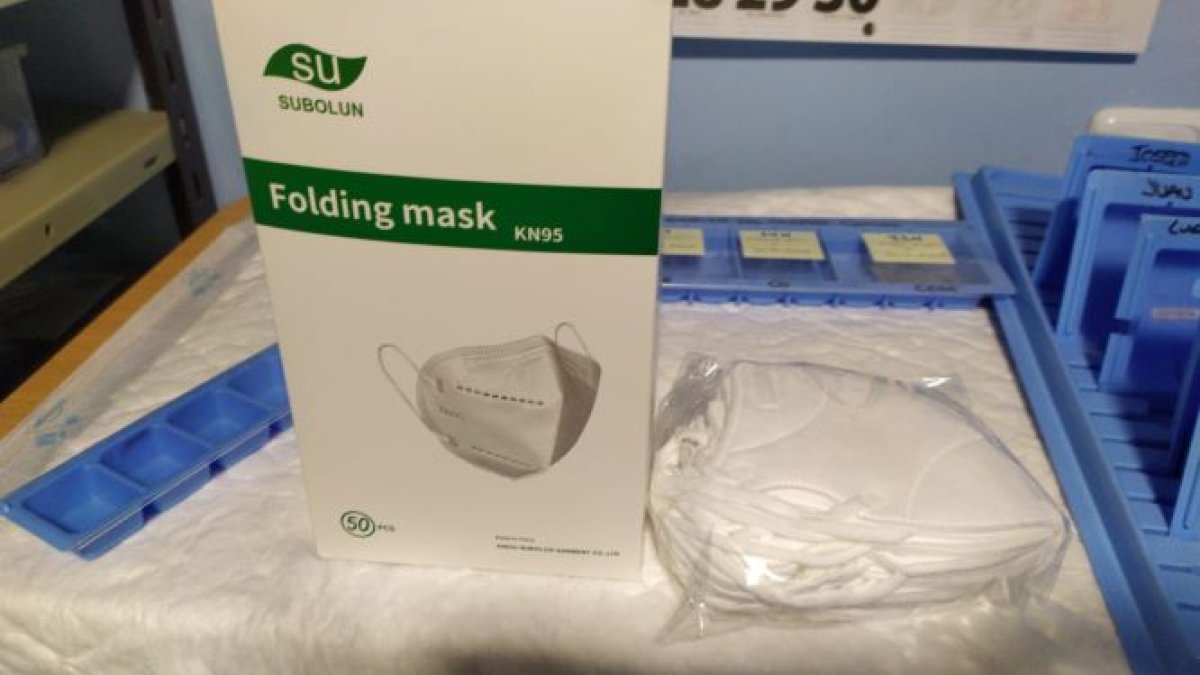 Mascarilla FFP2 del modelo Folding mask KKM95 SUBOLUN' que no cumplen la normativa europea y no garantizan la adecuada protección. -E.M.