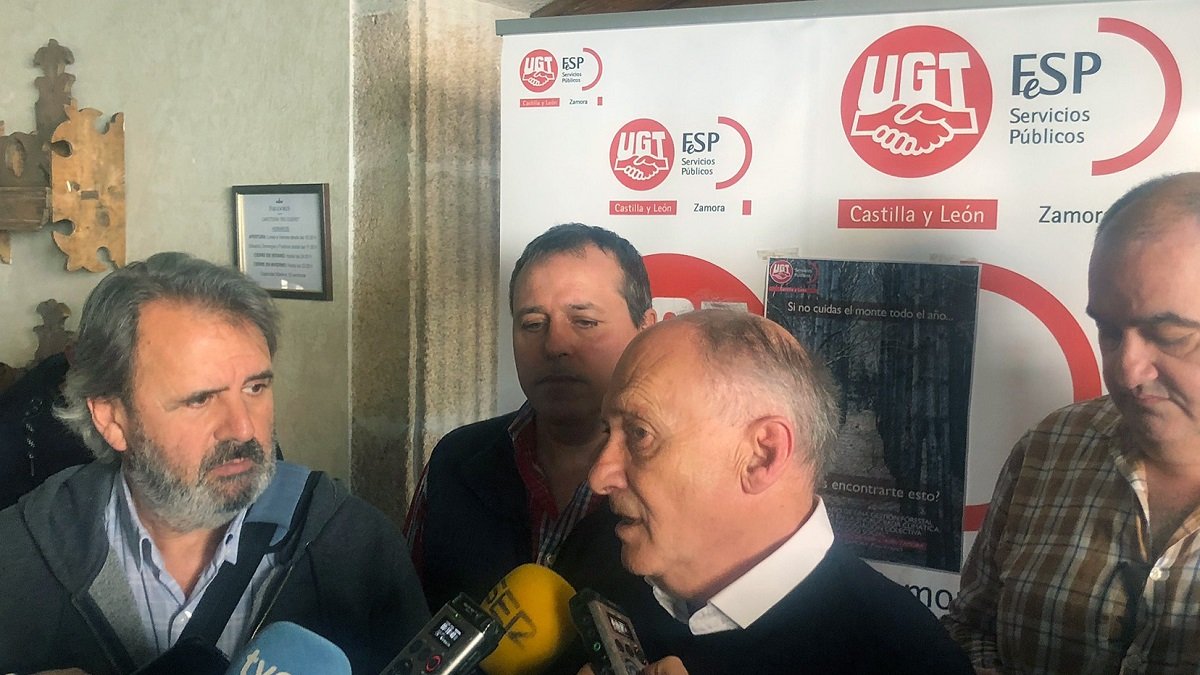 El secretario general de UGT Castilla y León, Faustino Temprano.- ICAL