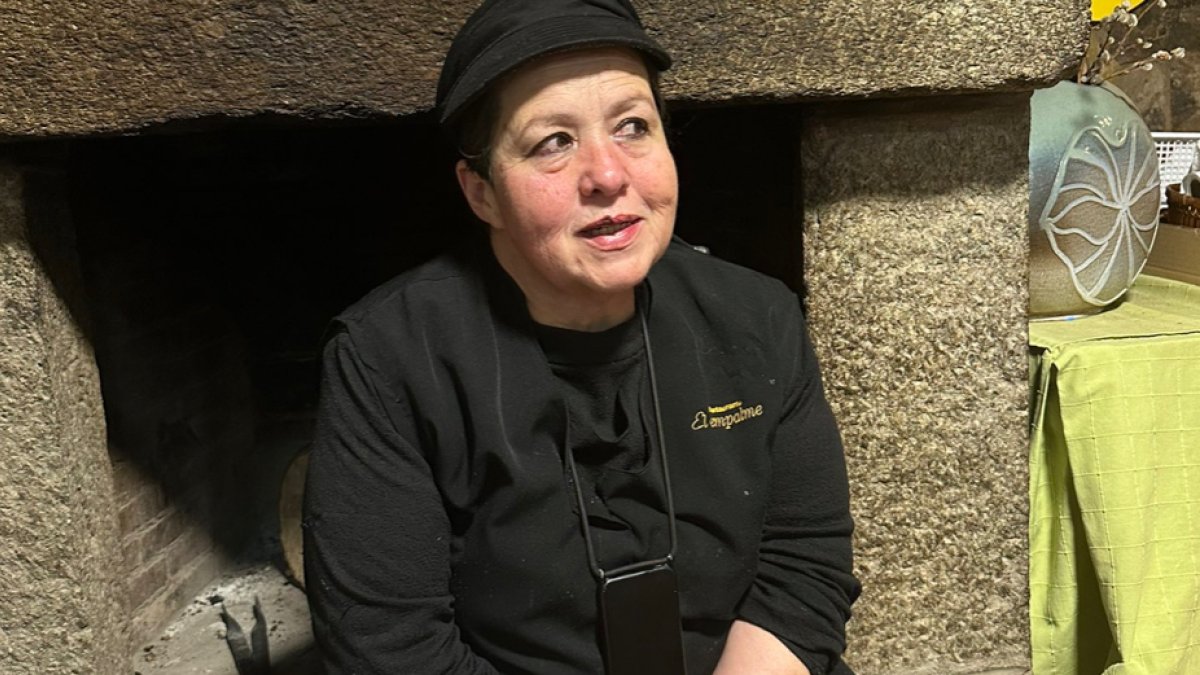 La chef Gloria de El Empalme de Rionegro en Zamora.-E. M.