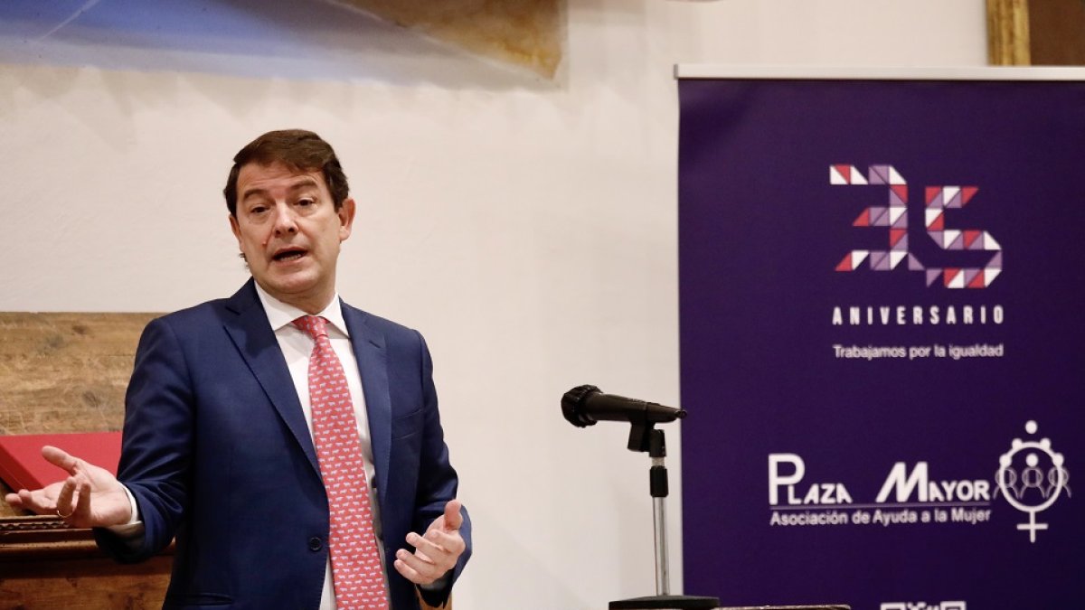 El presidente de la Junta de Castilla y León, Alfonso Fernández Mañueco. - ICAL