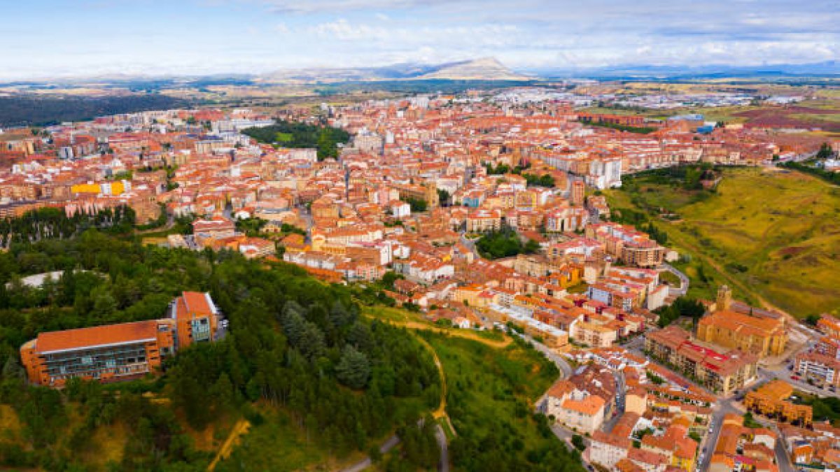 Vista aérea de Soria.- E. M.