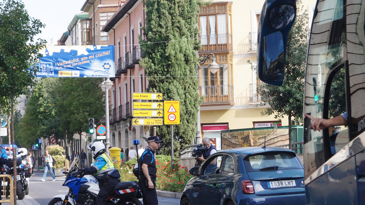 Día sin coches en Valladolid.- ICAL