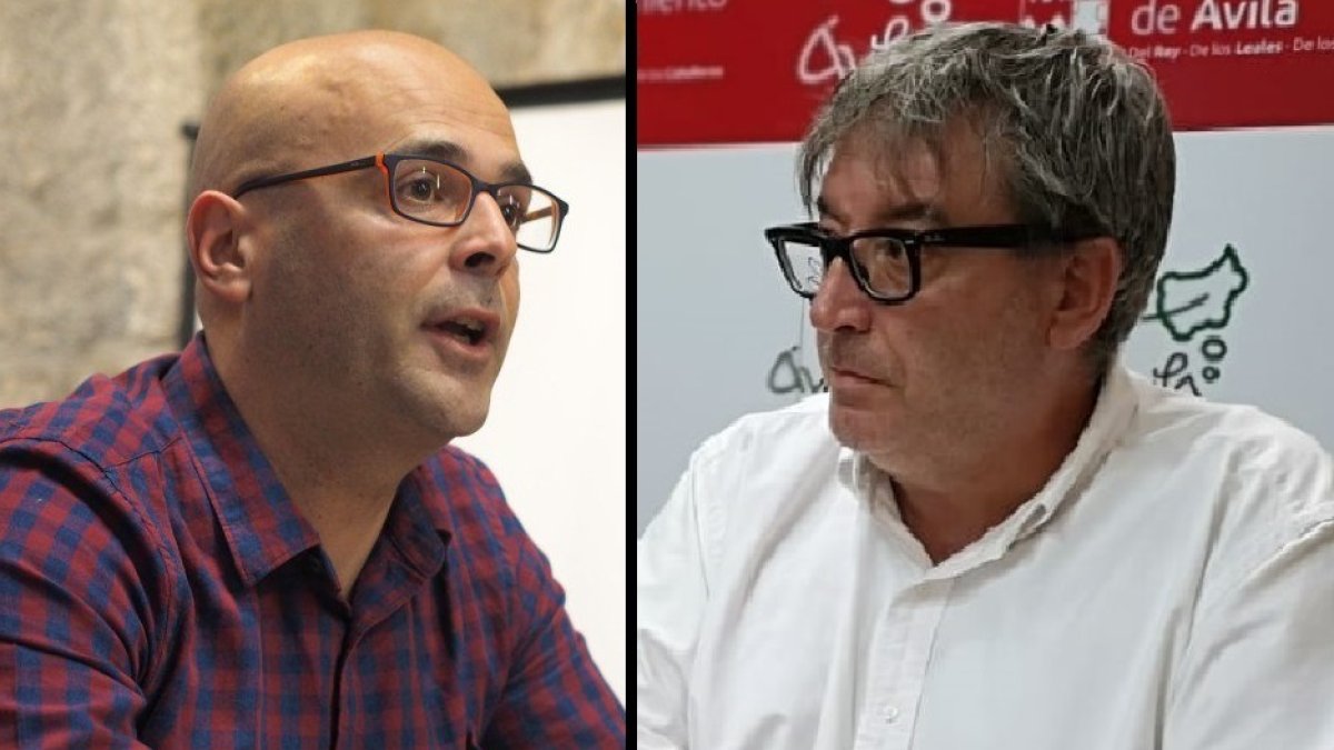 Josué Aldudo y José Antonio Herráez.- E. M.