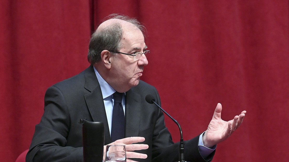 El expresidente de la Junta de Castilla y León, Juan Vicente Herrera.- ICAL