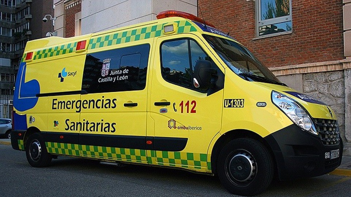 Foto de una ambulancia de emergencias.