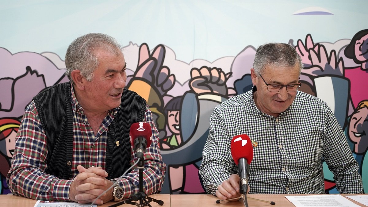 Los máximos responsables de la Alianza UPA-COAG en Castilla y León, Aurelio González y Lorenzo Rivera, hacen balance del año agrario en la Comunidad. - ICAL