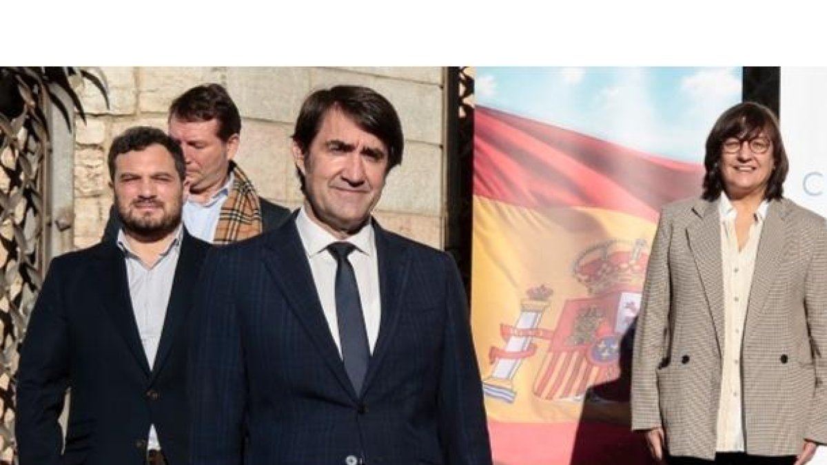 Juan Carlos Suárez Quiñones, en una imagen de archivo en un acto del PP de León.-ICAL