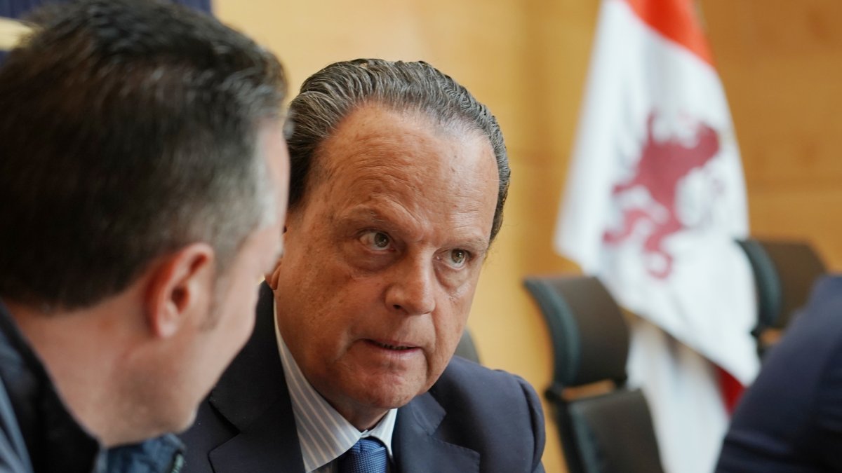 El presidente del Consejo de Cuentas, Mario Amilivia, comparece en la Comisión de Economía y Hacienda de las Cortes de Castilla y León con dos informes relativos al Fondo de Compensación Interterritorial. -ICAL