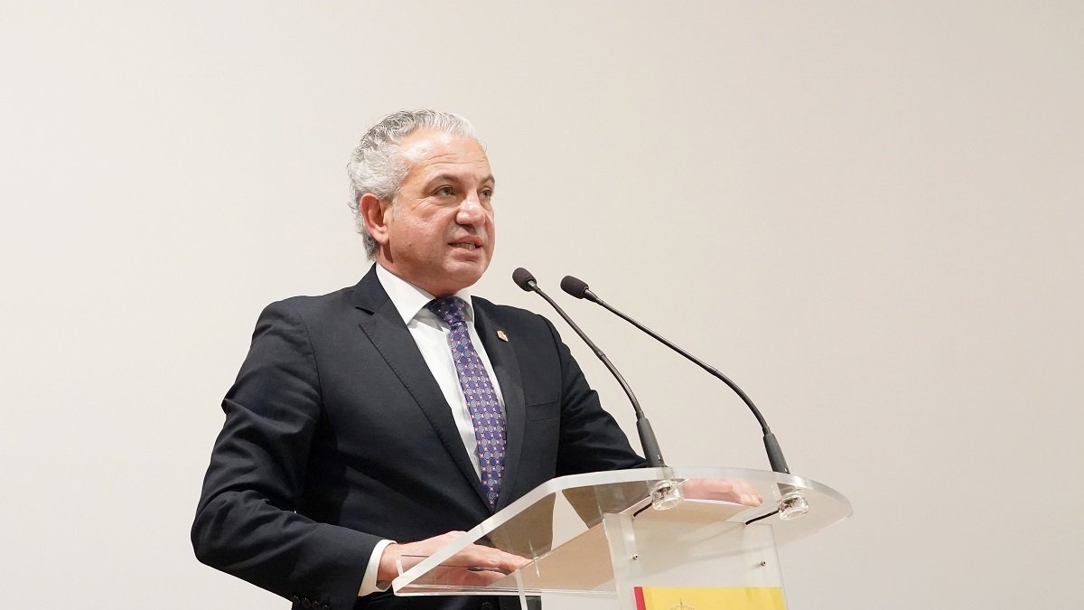 Nicanor Sen en su toma de posesión como delegado del Gobierno en Castilla y León.- ICAL