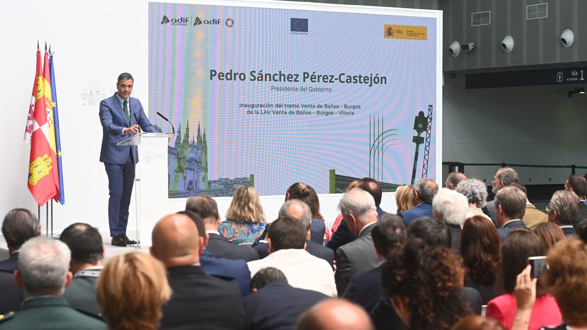 Intervención del presidente del Gobierno, Pedro Sánchez.- ICAL