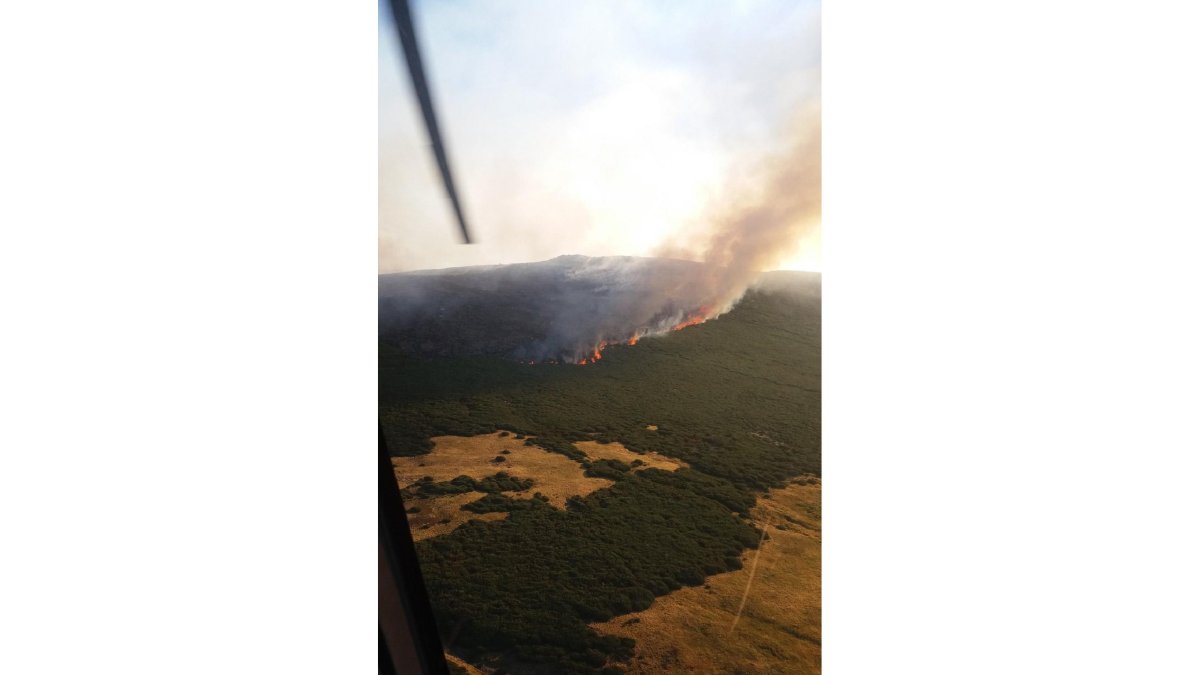 Incendio en la cumbre de Gredos - Naturalezacyl