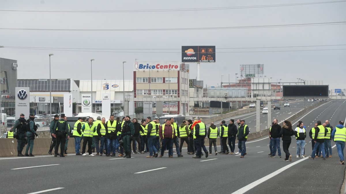 Protestas agrarias en Burgos. -ICAL