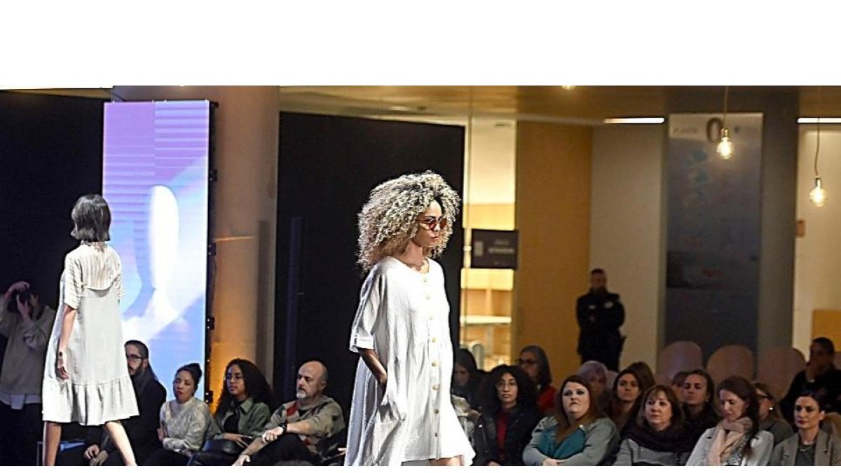Un diseño de Eulalia Mateos en la pasarela ‘Espacio Moda’ en Burgos. -ICAL