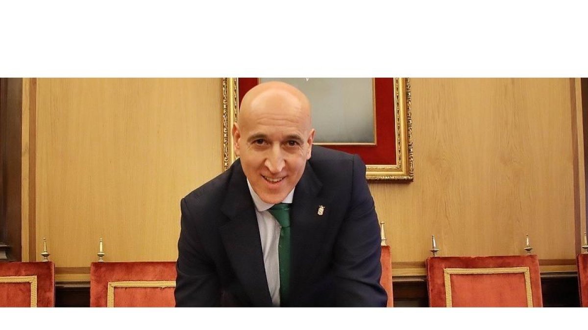 El alcalde de León, José Antonio Díez. ICAL