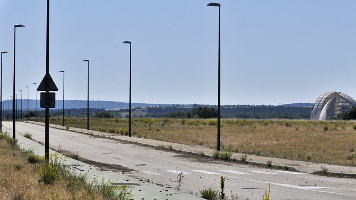 Terrenos del Parque Empresarial del Medio Ambiente (PEMA).