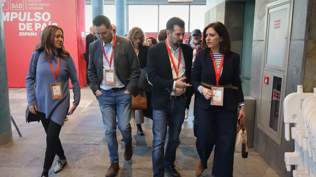 Luis Tudanca en la Convención Política del PSOE 'Impulso de país', celebrada en A Coruña. ICAL.