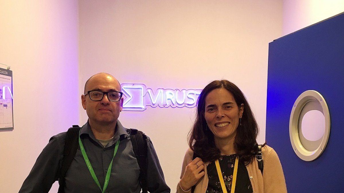 David Lopez-Berzosa, socio y director de CyberBlue, e Itziar Castello, socia de CyberBlue. EL MUNDO