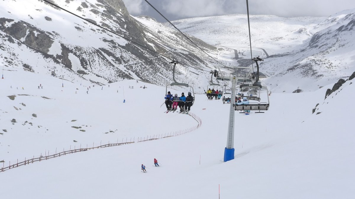 Estación de esquí de San Isidro, en una imagen de archivo.