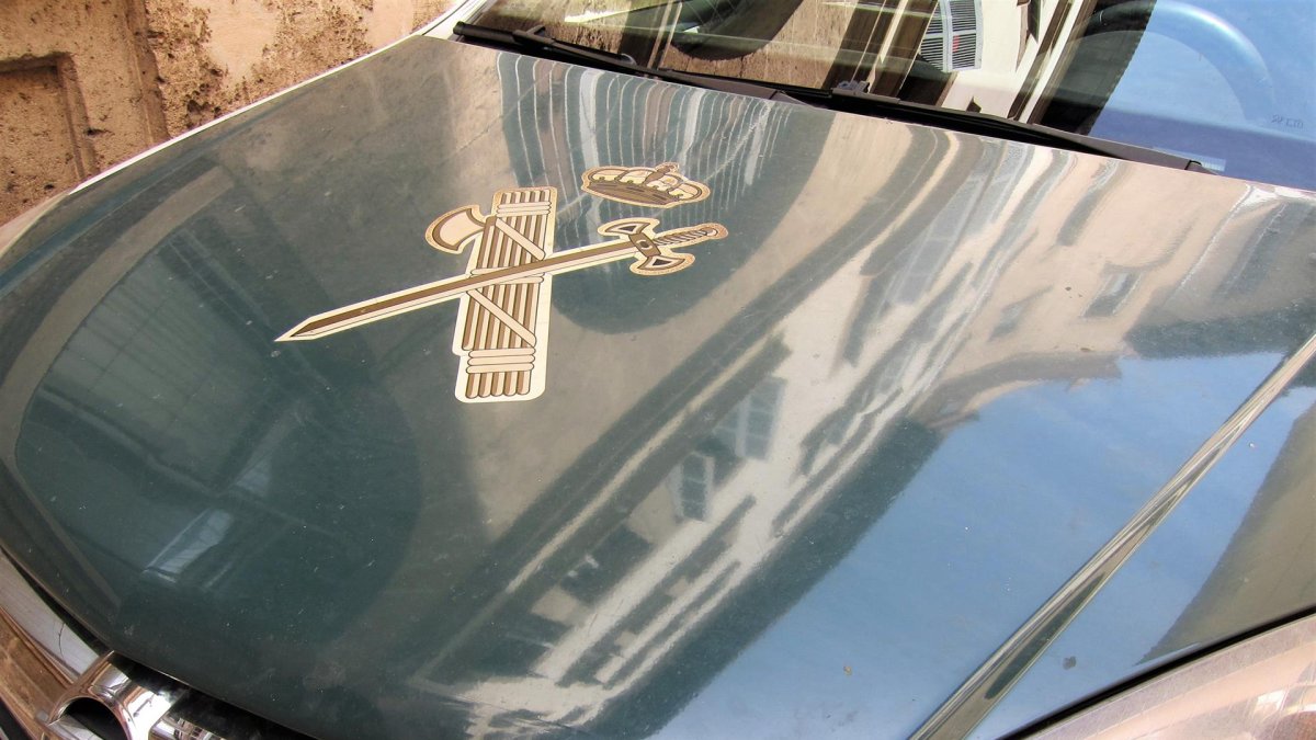 Vehículo de un coche de la Guardia Civil.- EUROPA PRESS