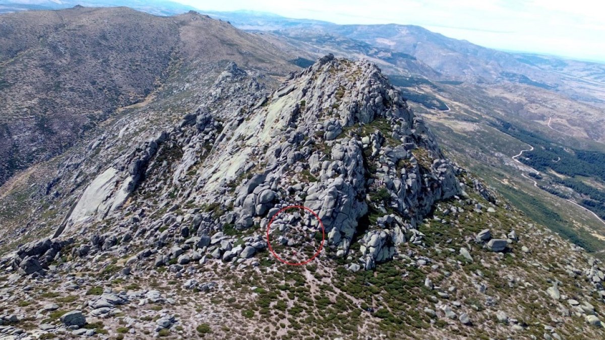 Rescate en el Pico Zapatero, en Sotalbo (Ávila). - JCYL