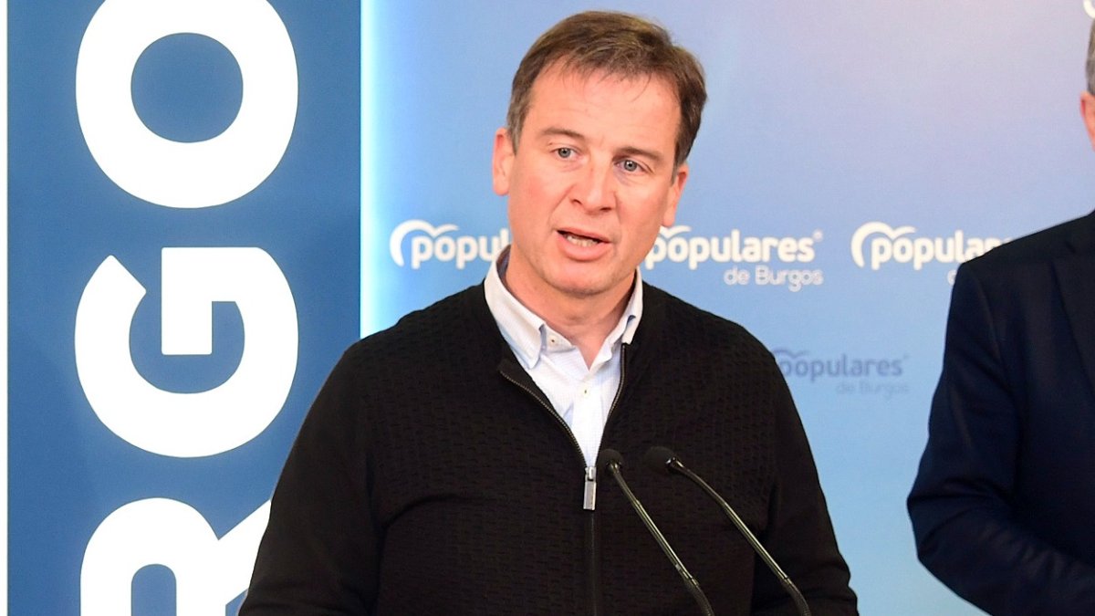 El presidente del PP de Burgos, Borja suárez. ICAL