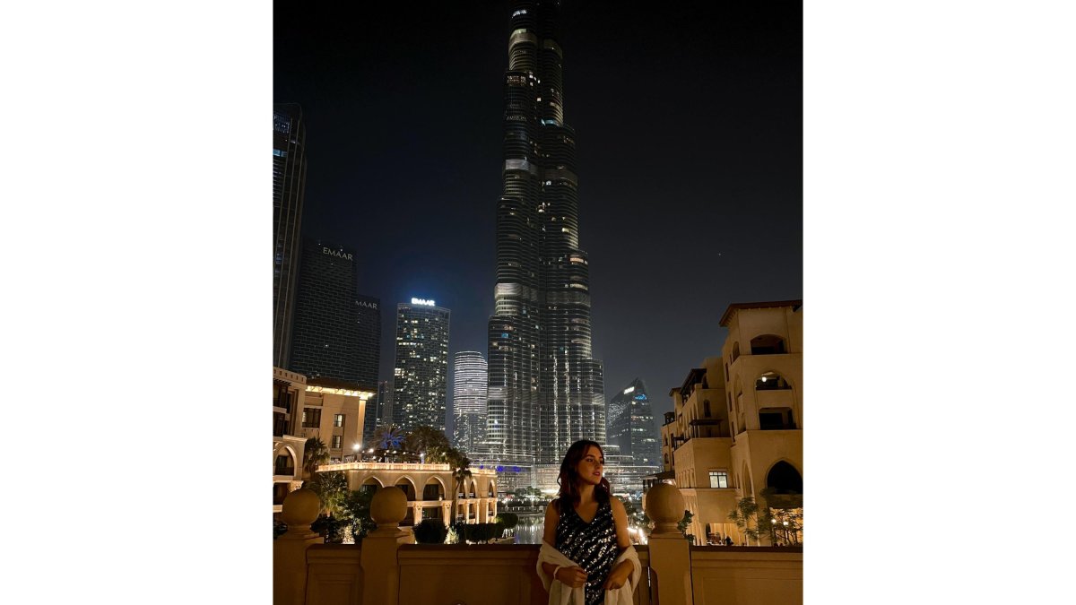 La joven palentina, Paula Vidal, durante su estancia en Dubái. -ICAL