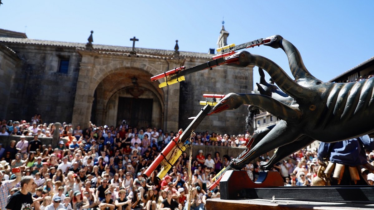 Representación del acto sacramental de La Loa, declarado Bien de Interés Cultural de carácter inmaterial, con motivo de las fiestas patronales en honor a Nuestra Se?ora de la Asunción de La Alberca.- ICAL
