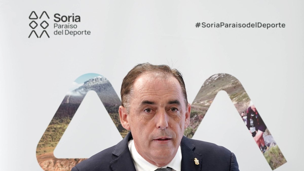 El presidente de la Diputación de Soria y presidente del PP, Benito Serrano, en una imagen de archivo. ICAL