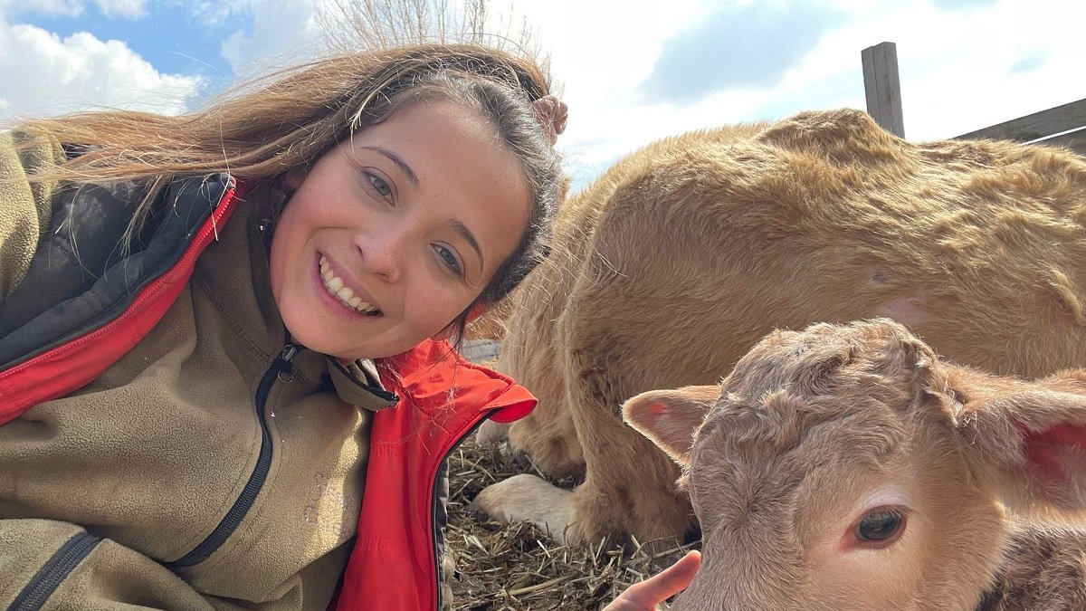 Miriam Delgado, agricultora y ganadera de Villaquirán de la Puebla (Burgos). -ICAL