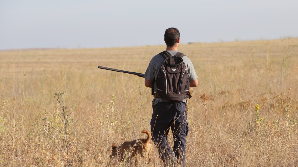 Cazadores en Zamora durante el Inicio de la media veda en Castilla y León