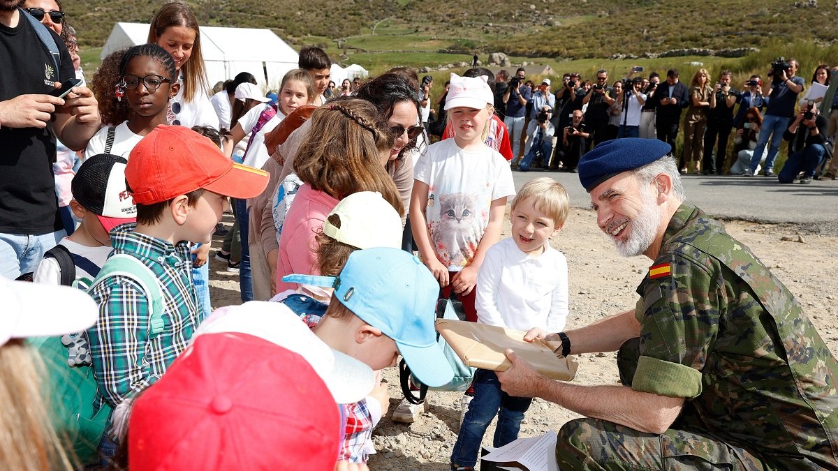 Visita del Rey al Refugio 'El Mellizo' de Navacepeda de Tormes, en Ávila.- CASA REAL