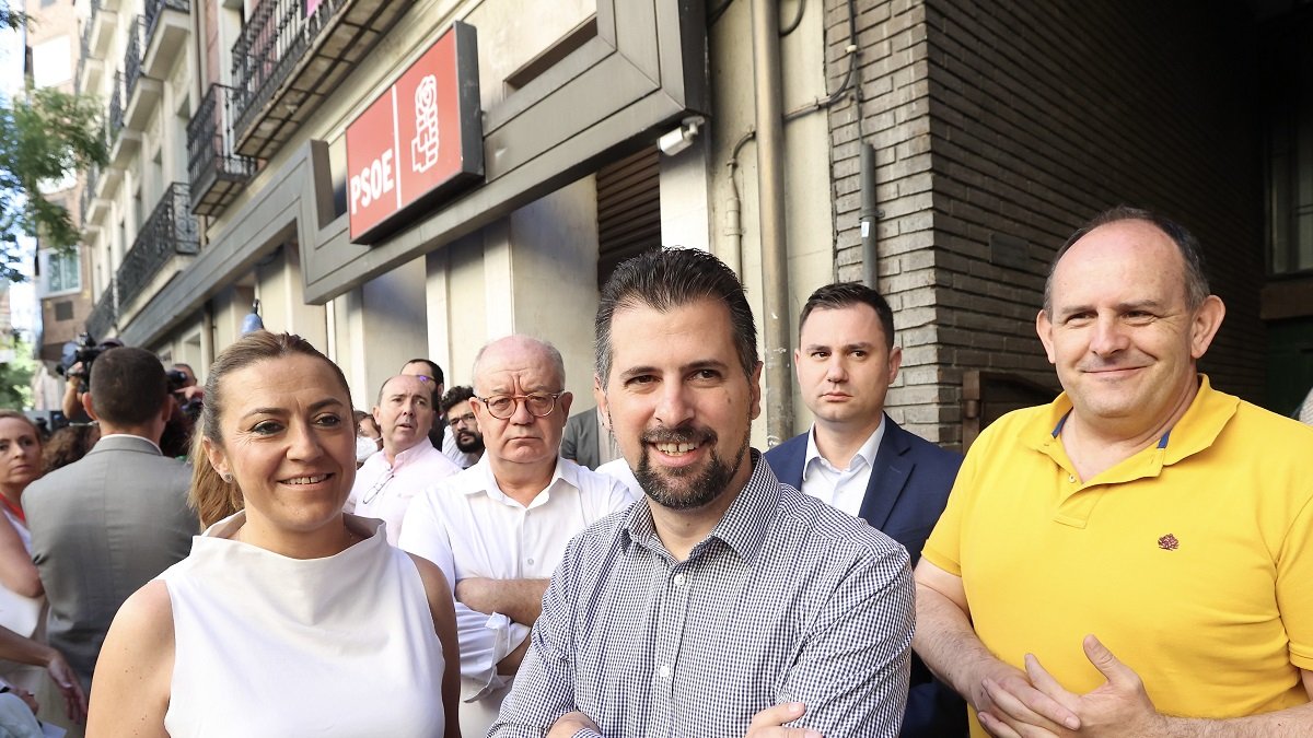 El secretario general del PSCyL, Luis Tudanca, asiste al Comite Federal del Partido.- ICAL