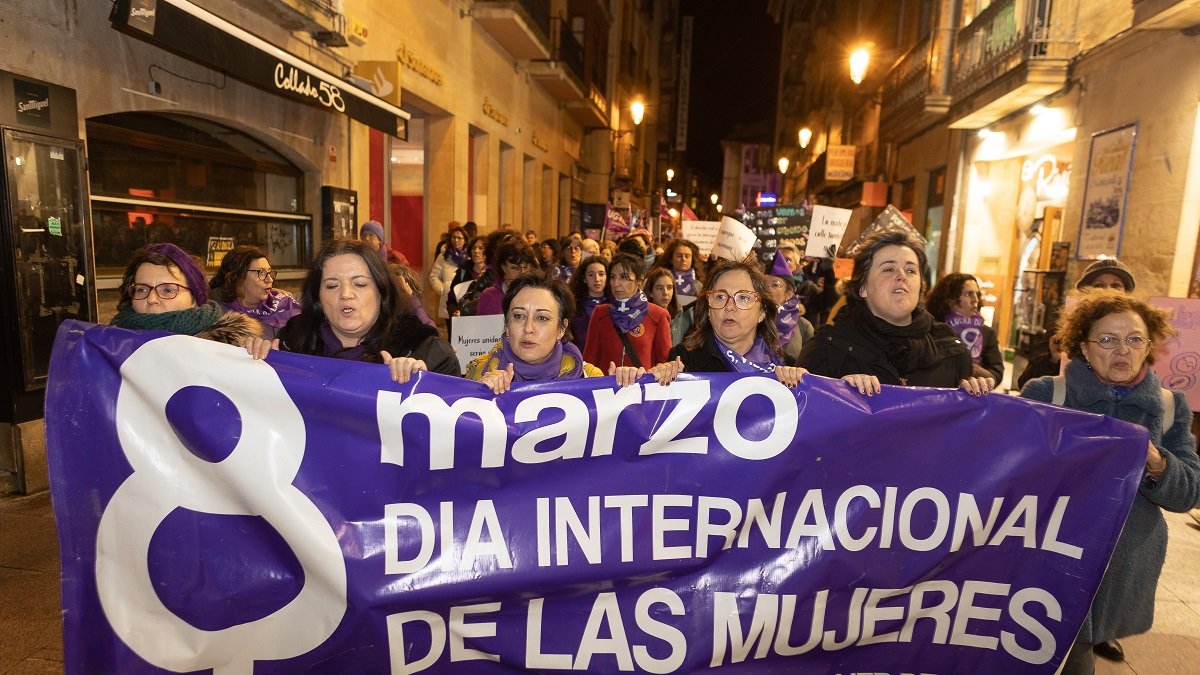 Manifestación en el Día Internacional de la Mujer, imagen de archivo.- ICAL
