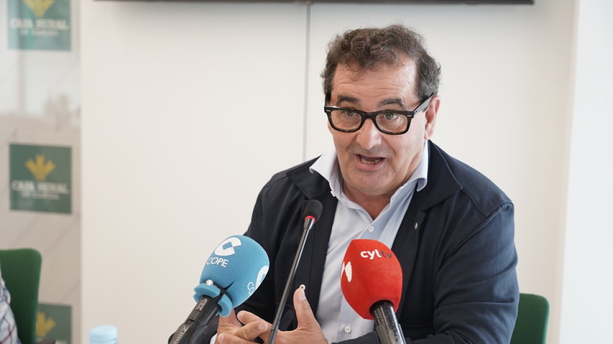 Narciso Prieto en una rueda de prensa anterior. / ICAL