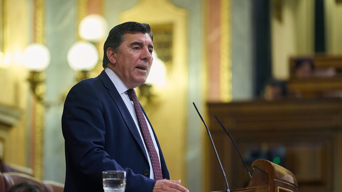 José Antonio Bermúdez de Castro en una intervención en el Congreso de los Diputados. PARTIDO POPULAR