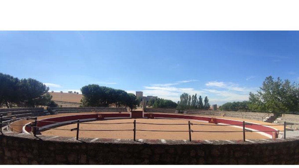 Plaza de toros de Ampudia, Palencia. GOOGLE IMAGES.