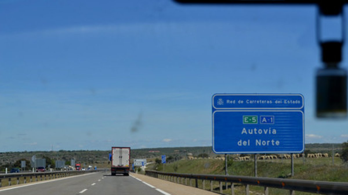 Autovía A-1, a su paso por Burgos.-E.M.
