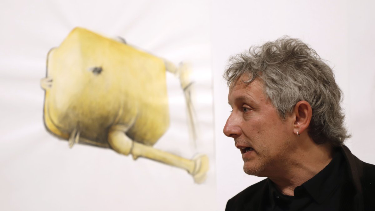 El artista segoviano Luis Moro Merino.-ICAL