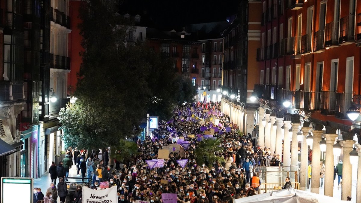 Manifestación del 8M en Valladolid.- E.M.