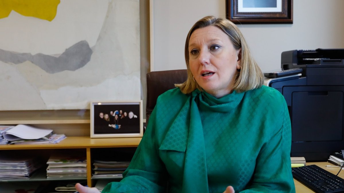 La consejera de Familia e Igualdad de Oportunidades, Isabel Blanco.- J. M. LOSTAU