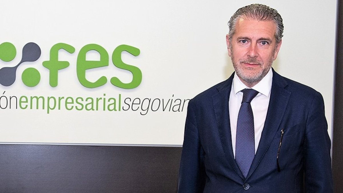 Andrés Ortega, presidente de la Asociación Empresarial Segoviana.- FES