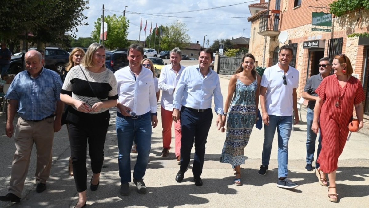 El presidente del PP de Castilla y León, Alfonso Fernández Mañueco, participa en la apertura del curso político del PP de Burgos. -ICAL