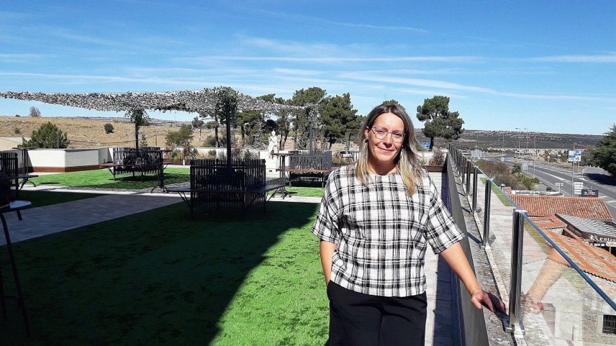 Piedad Sánchez, actual directora del hotel de origen familiar. / A.G.