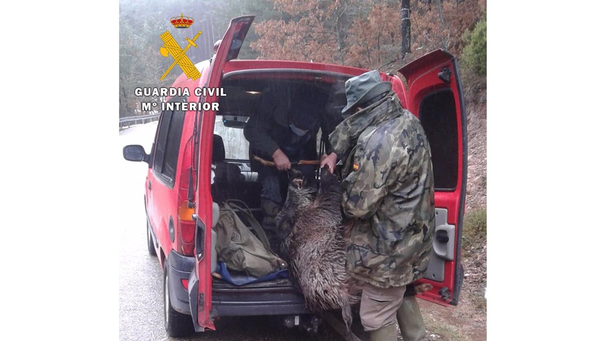 Cazadores furtivos en Burgos.- GUARDIA CIVIL