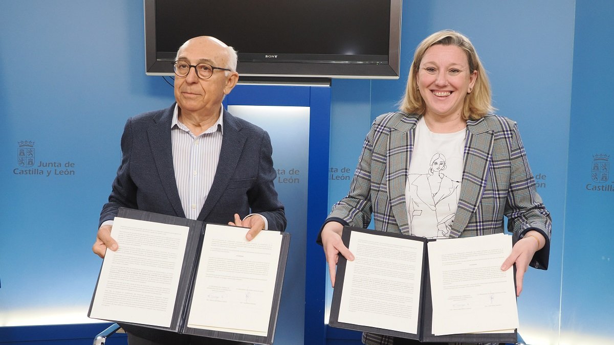 La consejera de Familia e Igualdad de Oportunidades, Isabel Blanco, firma un convenio de colaboración con el presidente de Cermi, Juan Pérez, y hace balance del Plan Estratégico de Igualdad de Oportunidades para las Personas con Discapacidad.- ICAL