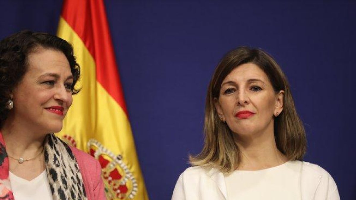 La ministra de Trabajo, Yolanda Díaz.- E.M.